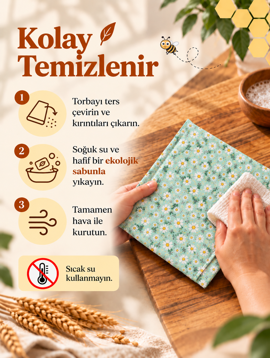 Balmumu Ekmek Torbası